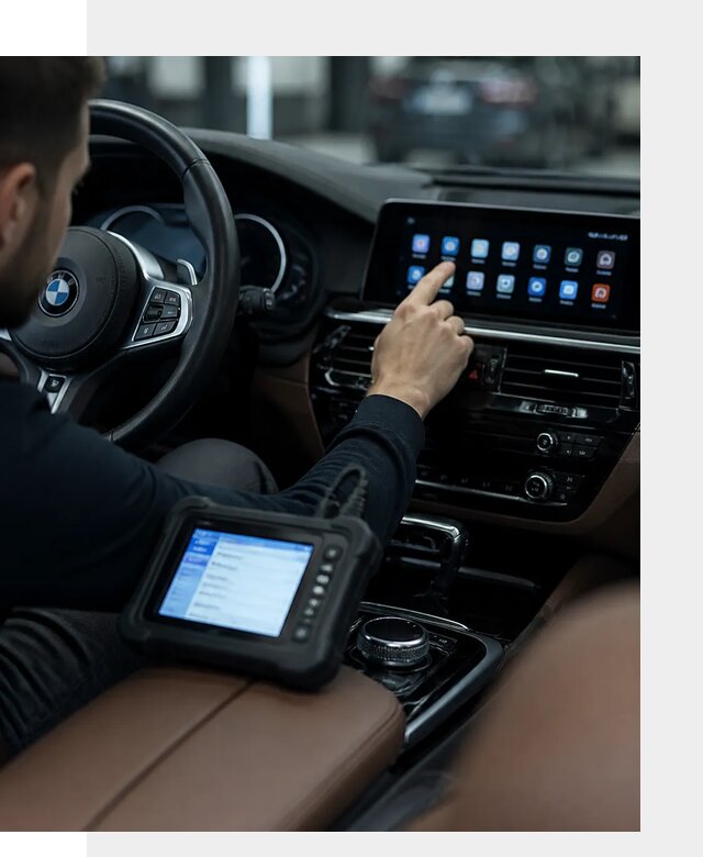 Установка приложений и мультимедиа сервисов BMW в Подольске