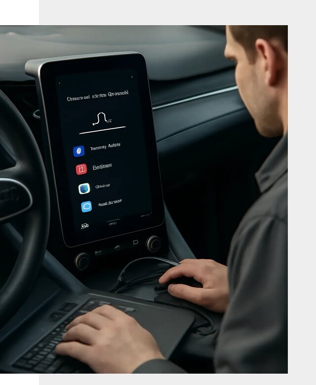Установка приложений Lynk Co на автомобиль в Подольске